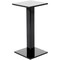 Plymor Black Acrylic Square Barbell Pedestal Display Riser 6.375 inches (Height) x 3 inches (Width) x 3 inches (Depth) (3/16 inches thick)
